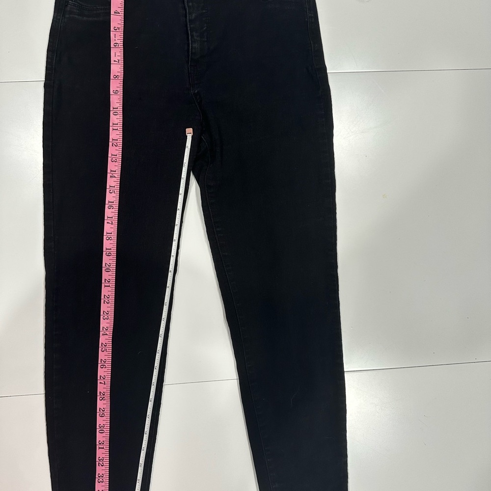 Curve appeal Black jeans high rise minimalist jeggings - Picture 5 of 7